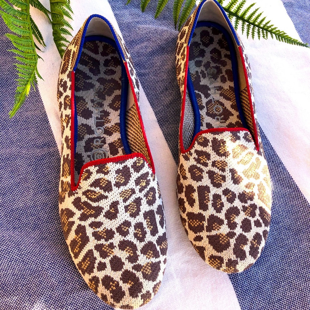 Leopard Cheetah ROTHY flats